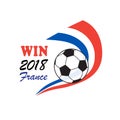 Winner France Football 2018 Russia World Cup Soccer Royalty Free Stock Photo