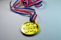 Winner Gold Medal Royalty Free Stock Photo