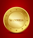 Winner gold seal