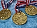 Winner medals Royalty Free Stock Photo