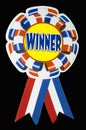 Winner ribbon - with clipping path
