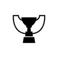 Winner Trophy Cup Award Flat Vector Icon Royalty Free Stock Photo