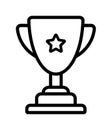 Winner trophy cup icon Royalty Free Stock Photo