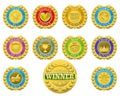 Winners medals Royalty Free Stock Photo