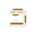 Coffee Machine vector illustration on a white background Royalty Free Stock Photo