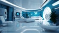 Shiny Bionic Design: Aqua Blue & Bright Interior Wins 8K Award