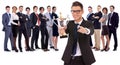 Winning business team Royalty Free Stock Photo