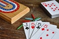 Winning Cribbage Hand Royalty Free Stock Photo