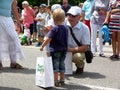 Winning the kids` bicycle pre-race at the Tour de Hongrie