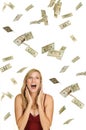 Winning the Lottery Royalty Free Stock Photo