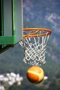 Winning shot - basketball Royalty Free Stock Photo