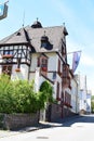 Winningen, Germany - 07 12 2022: main street the historic village