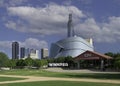 Winnipeg sign and skyline