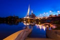 Winnipeg at night Royalty Free Stock Photo