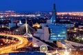 Winnipeg panorama at sunset