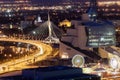 Winnipeg panorama at sunset