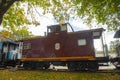 Winnipesaukee Scenic Railroad Caboose, Meredith, NH, USA