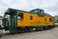 Winnipesaukee Scenic Railroad caboose in Weirs Beach, NH, USA Royalty Free Stock Photo
