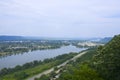 Winona and Lake from Atop Bluffs