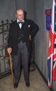 Winston Churchill wax figure Royalty Free Stock Photo