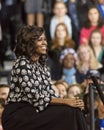 WINSTON-SALEM, NC - OCTOBER 27 , 2016: F irst Lady Michelle Obama appear at a presidential campaign event for Hillary Clinton's Pr