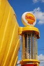 Retro Shell Gas Station Royalty Free Stock Photo