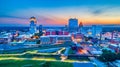 Winston-Salem North Carolina NC Skyline Aerial Royalty Free Stock Photo