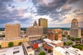 Winston-Salem, North Carolina, USA skyline from above Royalty Free Stock Photo