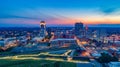 Winston-Salem, North Carolina, USA Skyline Aerial Royalty Free Stock Photo