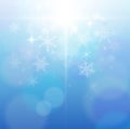 Winter abstract background