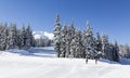 Winter Activities in Mt Bachelor Ski Resort Royalty Free Stock Photo