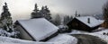 Winter Alpine landscapee Royalty Free Stock Photo