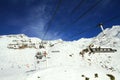 Winter Alpine lift