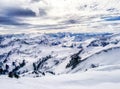 Winter in the Alps Royalty Free Stock Photo