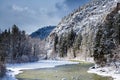 Winter on the Animas River in Colorado