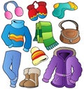 Winter apparel collection 1 Royalty Free Stock Photo