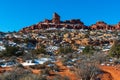 Winter in Arches National Park Royalty Free Stock Photo