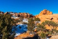 Winter in Arches National Park Royalty Free Stock Photo