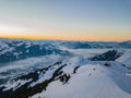 Winter in the austrian alps