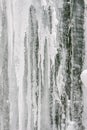 Winter background - icicle detail Royalty Free Stock Photo