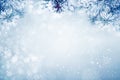 Winter background falling snow Royalty Free Stock Photo