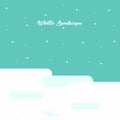 Winter background illustration. Season background illustratrion