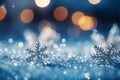 Winter background snow blurred bokeh happy new year Royalty Free Stock Photo