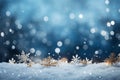 Winter background snow blurred bokeh happy new year Royalty Free Stock Photo