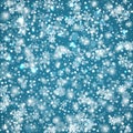 Winter background with snow. Christmas banner. Vector Royalty Free Stock Photo