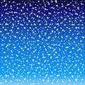 Falling snow winter background Royalty Free Stock Photo