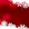 Winter background, snowflakes Royalty Free Stock Photo