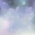 Winter background, snowflakes - vector illustration Royalty Free Stock Photo