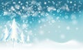 Winter background template with snowflakes rainy. Beautiful Snow wallpaper backdrop for wintry season Royalty Free Stock Photo