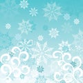 Winter background, vector